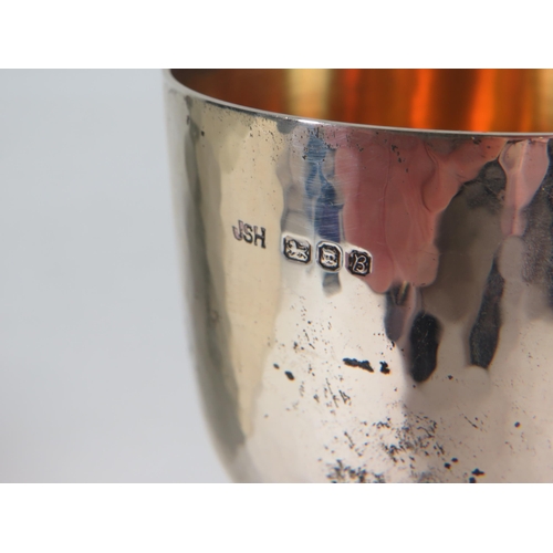 412 - Ltd Edition Part Silver Goblet commissioned by the Lord Bishop of Hereford to commemorate the 13th C... 