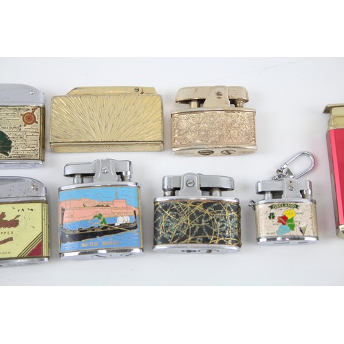 539 - 11 x Vintage Cigarette LIGHTERS Inc Ronson, Musical, Moda, Omega Etc      548459