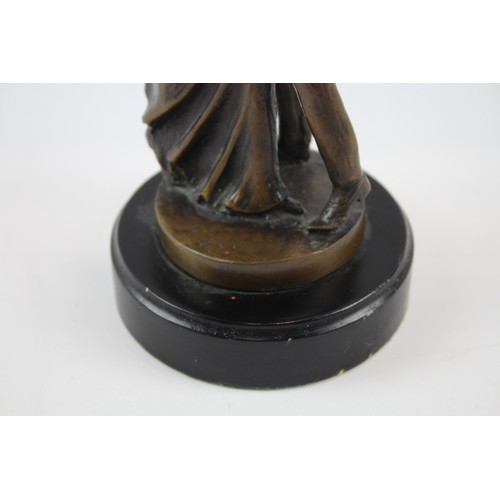 549 - Ornament / Figurine /Sculpture Inc. Bronze Couple Dancing By Bernard Kim 23cm      561381