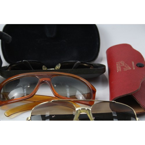 566 - Sunglasses Vintage Glasses Assorted Inc Oversized, Mid Century, Cases, Retro Lot      681646