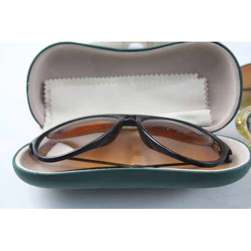 566 - Sunglasses Vintage Glasses Assorted Inc Oversized, Mid Century, Cases, Retro Lot      681646