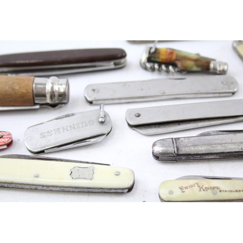 589 - 15 x Vintage Assorted Pocket KNIVES        474836