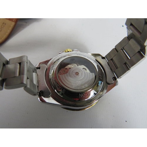 510 - Gents Mechanical Wristwatches Automatic WORKING Inc. TEVISE Etc. x 3      406366