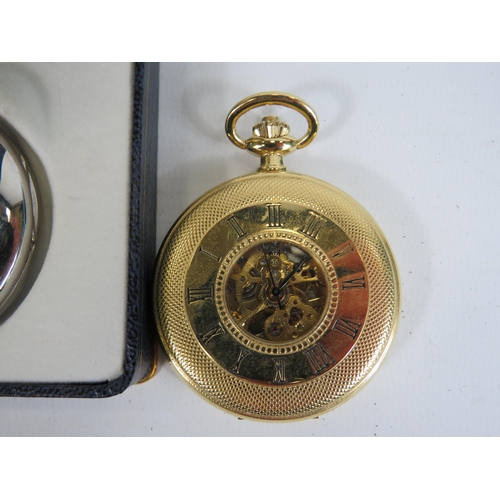 511 - Gents Pocket Watches Hand-wind WORKING Inc. ROYAL LONDON Etc. x 2      406352