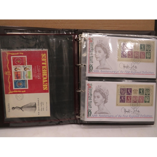 1556 - Full and well Presented Album of UK FDC's GB High Values, Coin & Stamp Sets. Victorian Stamps. See m... 