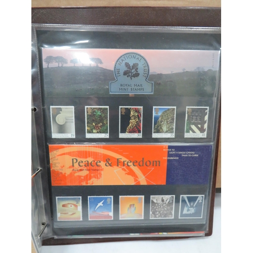 1557 - Nicely Presented album of UK Mint Presentation Packs, Vintage definitve sets, Victorian etc. see mul... 