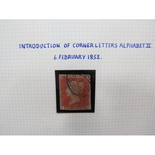 1560 - Superb and Beautifully presented Album of UK Stamps from 1840 to 1930's to include  Penny Black, Two... 