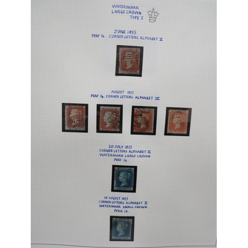 1560 - Superb and Beautifully presented Album of UK Stamps from 1840 to 1930's to include  Penny Black, Two... 