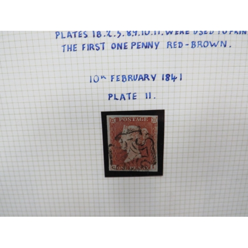 1560 - Superb and Beautifully presented Album of UK Stamps from 1840 to 1930's to include  Penny Black, Two... 