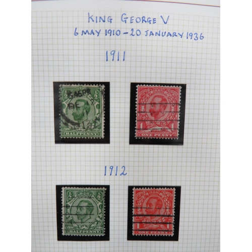 1560 - Superb and Beautifully presented Album of UK Stamps from 1840 to 1930's to include  Penny Black, Two... 