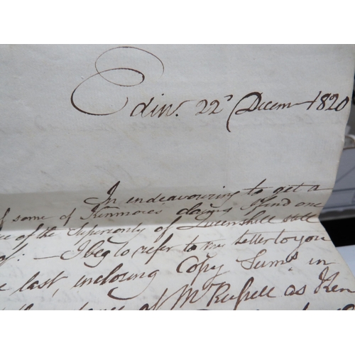 1563 - Very Interesting Antique Letters/Documents with Victorian Stamps affixed. One hand written letter fr... 