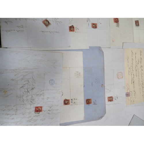 1564 - Very Interesting Antique Letters/Documents with Victorian Stamps affixed. Interesting Ephemera. See ... 