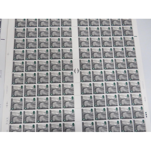 1571 - Five full UK mint Stock Sheets.  See photos.