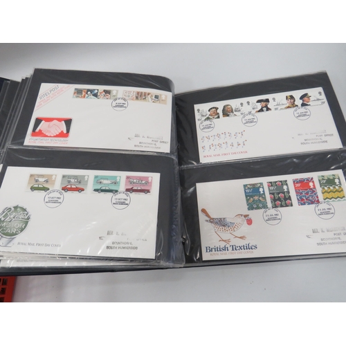 1578 - Well presented album of approx 75 UK FDC's.  See photos.