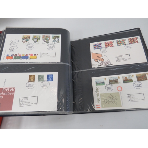 1578 - Well presented album of approx 75 UK FDC's.  See photos.