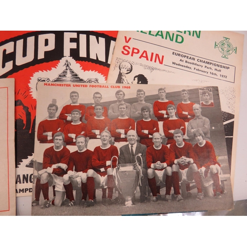 1581 - Selection of Interesting Vintage Football programmes dating from 1950's onwards. Most relate to Home... 