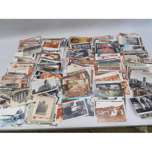 1582 - 200+ vintage postcards to include Topographical see photos.