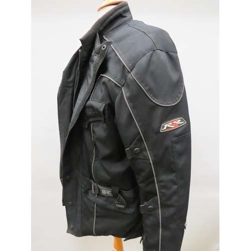 1744 - RSR Motorcycle jacket in Excellent condition Padded Shoulders and elbows and lower back areas for pr... 