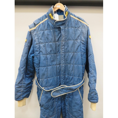 1746 - Nomex OMP Motor racing Suit made in 2005. RS.004-01 FIA Standard. Excellent condition , Fleece lined... 