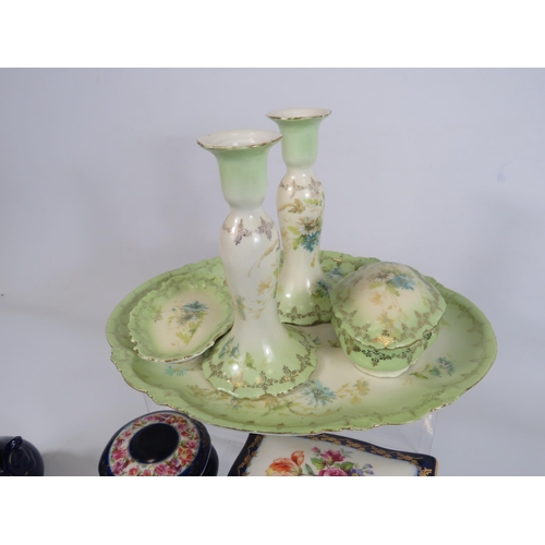 8 - Selection of vintage ceramics including a dressing table set etc.