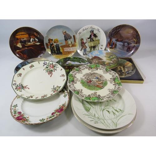 33 - Various collectable plates including some by Spode, Doulton, Wedgwood etc.