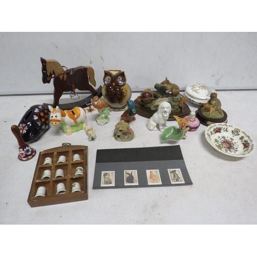 54 - Mixed ceramics lot including Limoges, Country Artists etc.