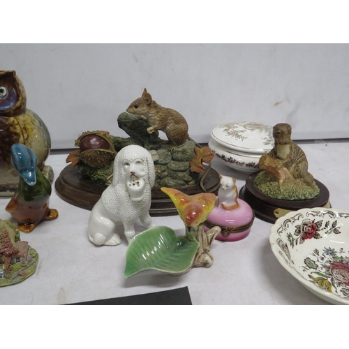 54 - Mixed ceramics lot including Limoges, Country Artists etc.