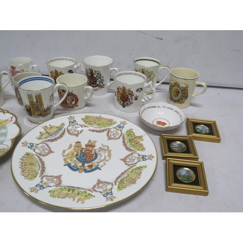 126 - Royalty commemorive cups etc.