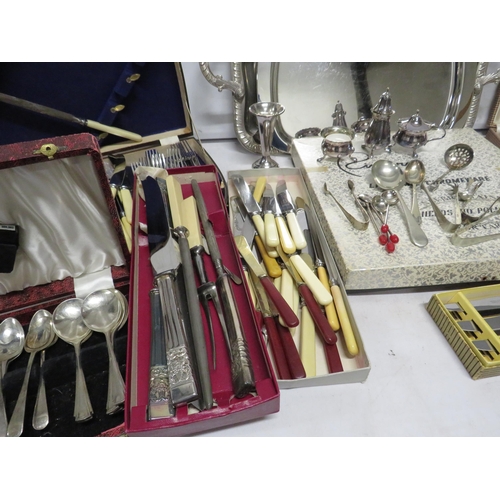 94 - Large Selection of various vintage cutlery see pics.