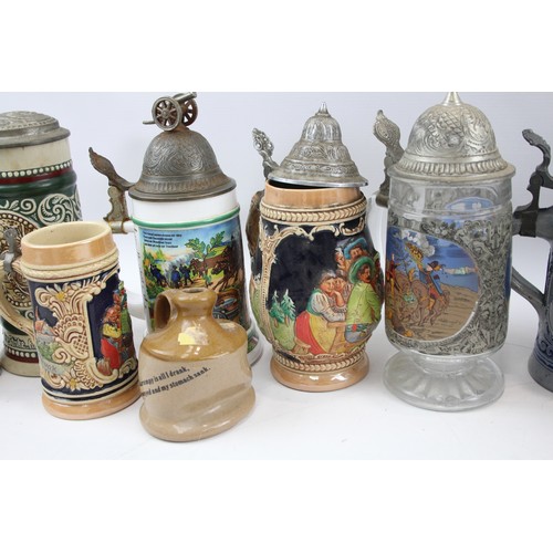 208 - Wade Pottery Gin Barrel Decorative Beer Steins Jugs Cripple Cock Vintage Joblot      681825