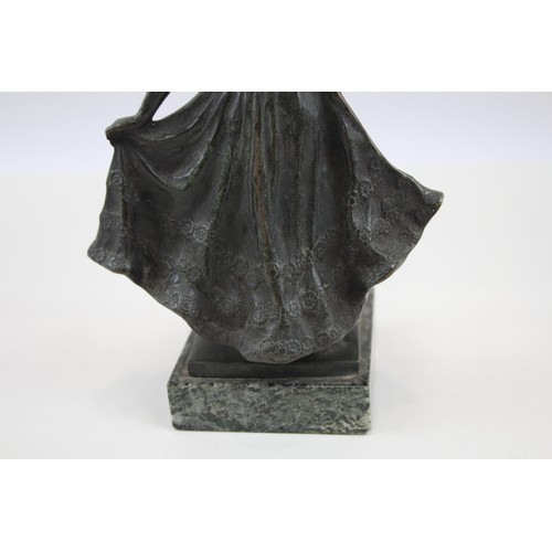 216 - Anton Endstorfer Bronze Cast Ornament on Marble Base     386672