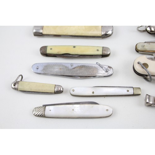 220 - 15 x Vintage Assorted Pocket KNIVES       474901