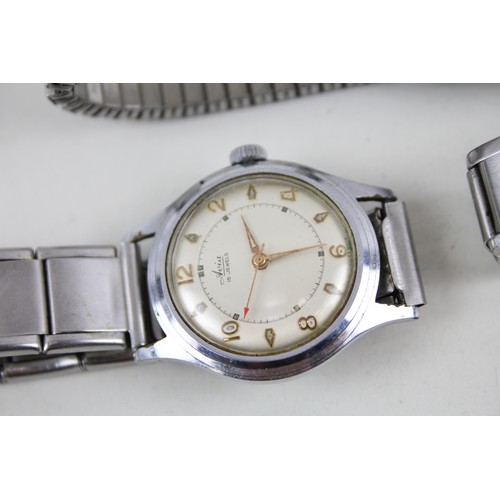 242 - Mens Vintage Wristwatch Hand-Wind Inc. Avia x 3      2166613