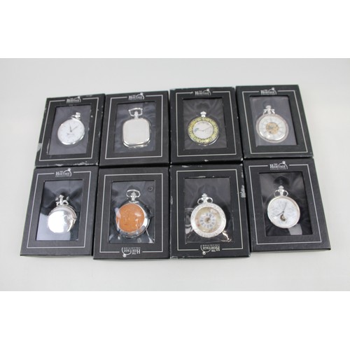 249 - Mens Heritage Collection Mechanical Pocket Watches In Original Packaging  x 8      2166580