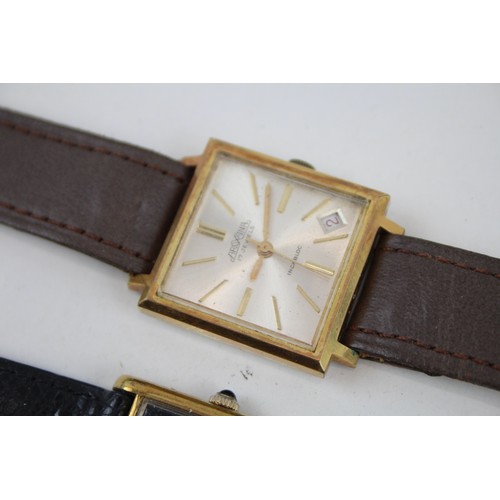 252 - Mens Vintage Gold Tone Wristwatch Hand-Wind Inc. Sekonda, Ondina x 4      2166545