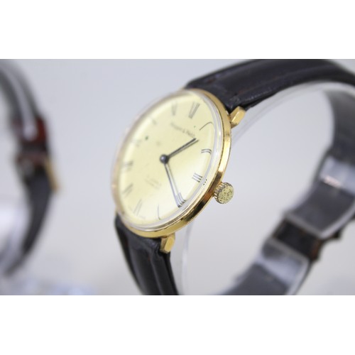 253 - Mens Vintage Gold Tone Wristwatch Hand-Wind Inc. Mappin & Webb x 2      2166628