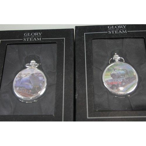 254 - Mens Glory Of Steam Mechanical Pocket Watches In Original Packaging  x 8      2166589