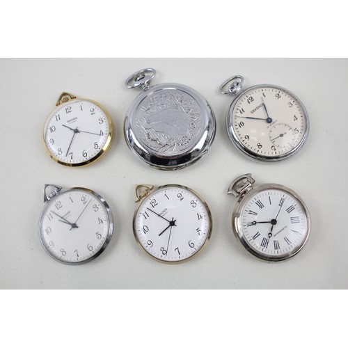 256 - Mens Sekonda Vintage & Later Pocket Watches x 6      406887