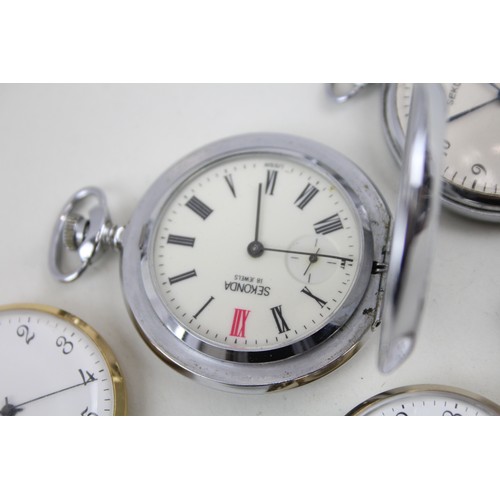 256 - Mens Sekonda Vintage & Later Pocket Watches x 6      406887