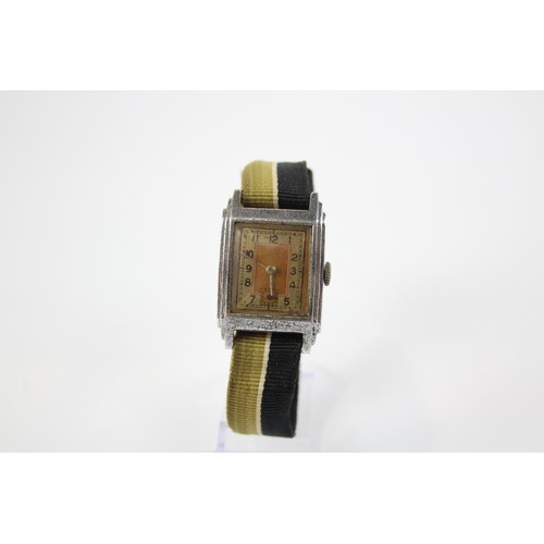 277 - Art Deco Men's Vintage WRISTWATCH Hand-wind WORKING C.1930s       404409