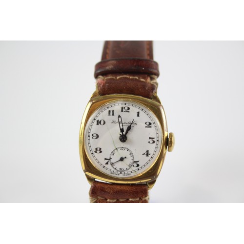 278 - THOMAS RUSSELL & SON Men's Rolled Gold WRISTWATCH Hand-wind WORKING C.1930s       404406