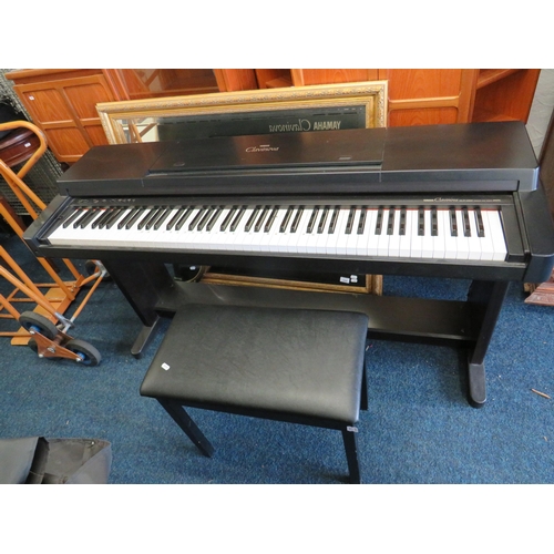 310 - Yamaha Clavinova model CLP-360 Advanced Wave Memory model. In working order with dust cover and lift... 