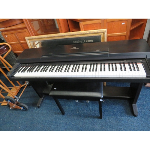 310 - Yamaha Clavinova model CLP-360 Advanced Wave Memory model. In working order with dust cover and lift... 