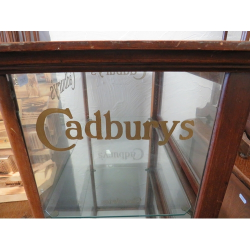 312 - Early 20th Century Shop Display Cabinet with glazed sides and three glazed horizontal access doors t... 