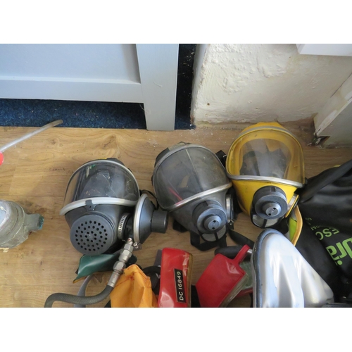 341 - Large array of Ex Fire Service Breathing equipment,  See photos. S2