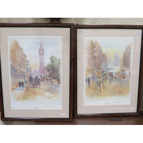 376 - Two Framed and mounted under glass photo prints by Douglas West. Both Ltd editions 25/850, signed by... 