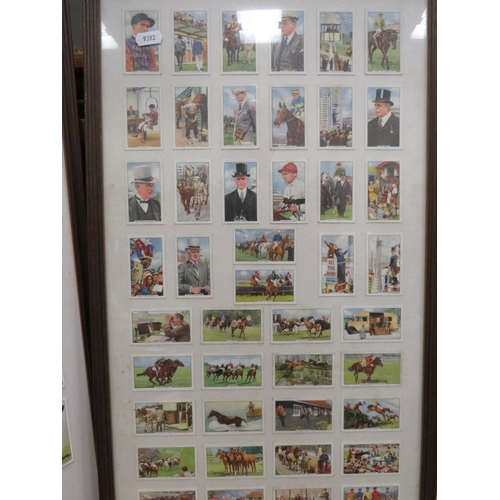 414 - Selection of Vintage Cigarette cards by Wills and Players. All framed. See photos.