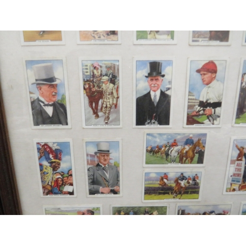 414 - Selection of Vintage Cigarette cards by Wills and Players. All framed. See photos.