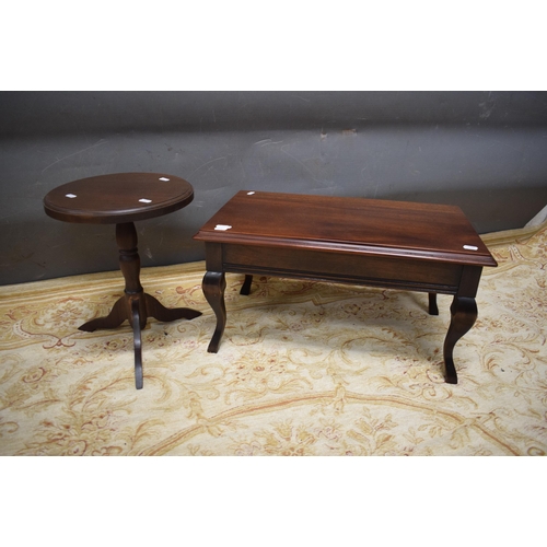 443 - Two small occasional tables.