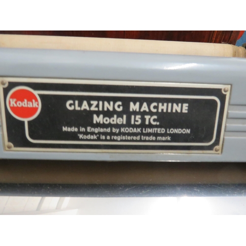 423 - Kodak Limited Glazing Machine Model 15, manufactured in the 1950s, which was used to dry and gloss p... 